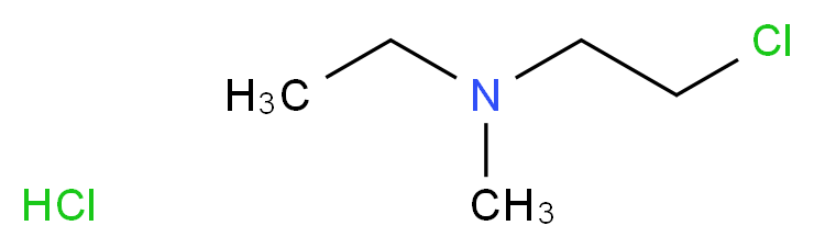 2(METHYLETHYLAMINO)ETHYL CHLORIDE HYDROCHLORIDE_Molecular_structure_CAS_)