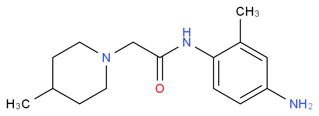 N-(4-Amino-2-methyl-phenyl)-2-(4-methyl-piperidin-1-yl)-acetamide_Molecular_structure_CAS_436090-56-1)