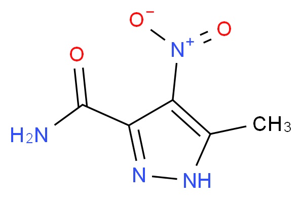 5-methyl-4-nitro-1H-pyrazole-3-carboxamide_Molecular_structure_CAS_)