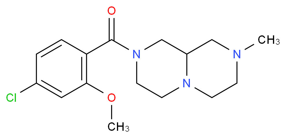 2-(4-chloro-2-methoxybenzoyl)-8-methyloctahydro-2H-pyrazino[1,2-a]pyrazine_Molecular_structure_CAS_)