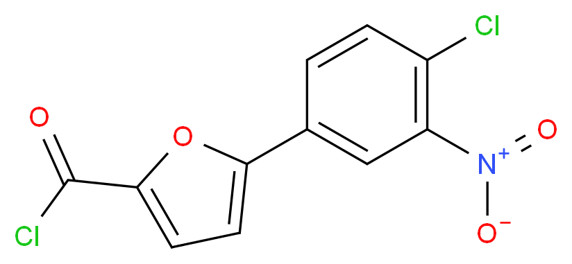 5-(4-Chloro-3-nitrophenyl)-2-furoyl chloride_Molecular_structure_CAS_638160-09-5)