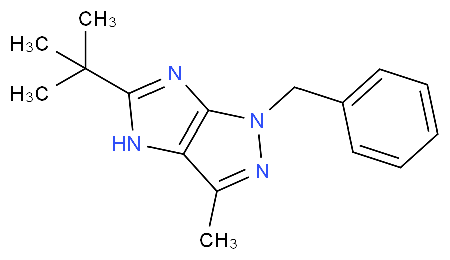 1-benzyl-5-tert-butyl-3-methyl-1,4-dihydroimidazo[4,5-c]pyrazole_Molecular_structure_CAS_)