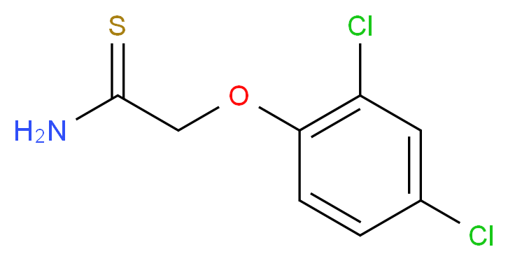 2-(2,4-Dichlorophenoxy)ethanethioamide_Molecular_structure_CAS_2302-32-1)