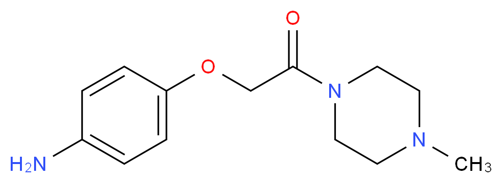 2-(4-aminophenoxy)-1-(4-methylpiperazin-1-yl)ethanone_Molecular_structure_CAS_)