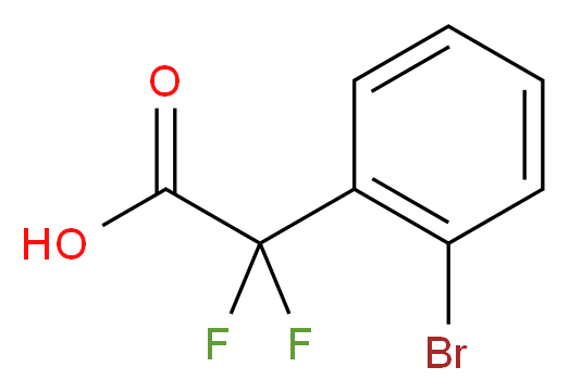2-(2-bromophenyl)-2,2-difluoroacetic acid_Molecular_structure_CAS_)