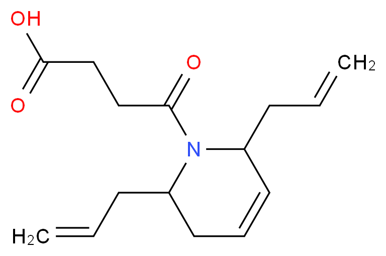 4-(2,6-Diallyl-3,6-dihydro-2H-pyridin-1-yl)-4-oxo-butyric acid_Molecular_structure_CAS_436088-29-8)