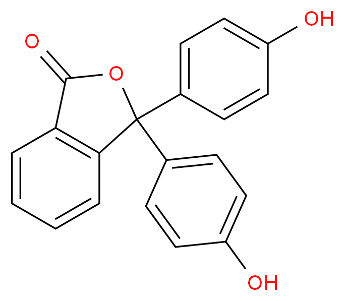 CAS_77-09-8 molecular structure