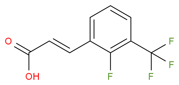 2-Fluoro-3-(trifluoromethyl)cinnamic acid_Molecular_structure_CAS_)