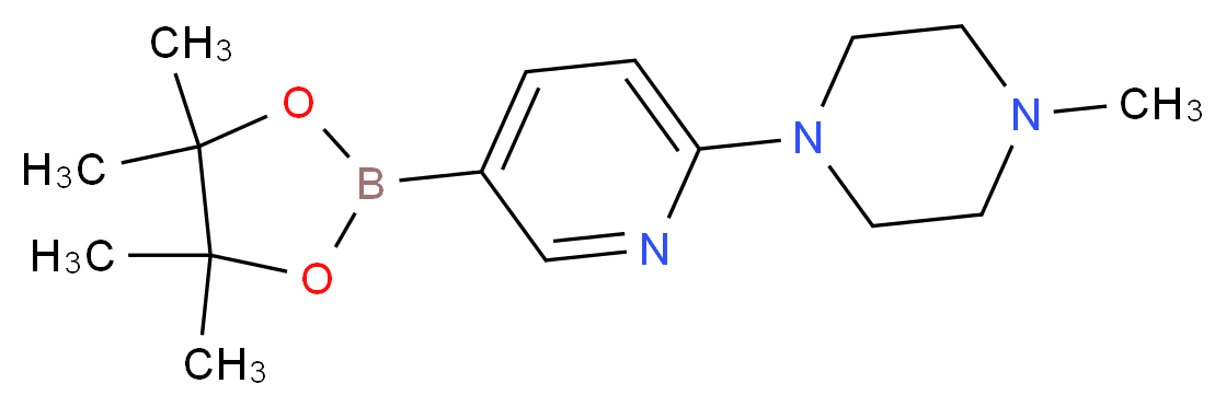 2-(4-METHYLPIPERAZIN-1-YL)PYRIDINE-5-BORONIC ACID PINACOL ESTER_Molecular_structure_CAS_832114-09-7)
