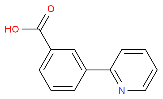 3-Pyridin-2-yl-benzoic acid_Molecular_structure_CAS_4467-07-6)
