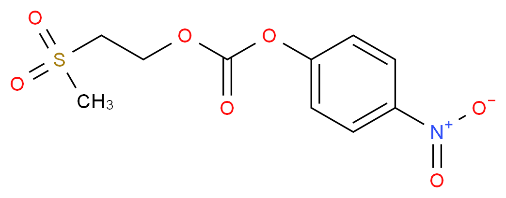 2-(Methylsulfonyl)ethyl 4-nitrophenyl carbonate_Molecular_structure_CAS_53298-30-9)