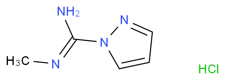 1H-Pyrazole-1-(N-methylcarboxamidine) hydrochloride_Molecular_structure_CAS_194852-88-5)