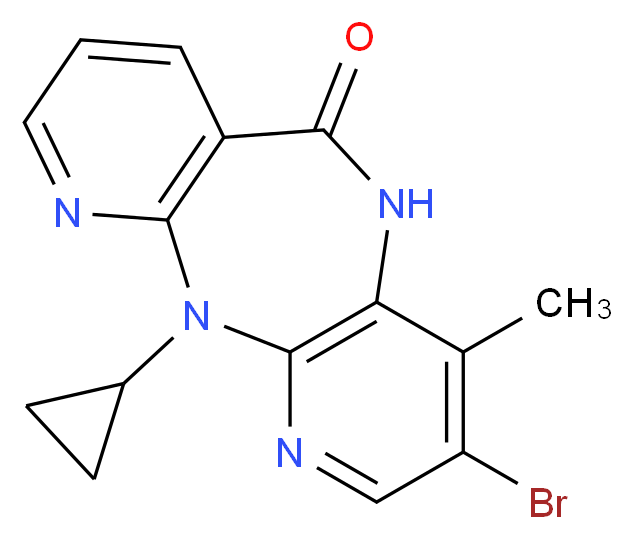3-Bromo Nevirapine_Molecular_structure_CAS_284686-21-1)