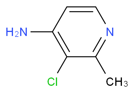 3-chloro-2-methylpyridin-4-amine_Molecular_structure_CAS_)