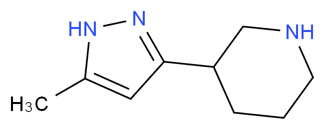 3-(5-methyl-1H-pyrazol-3-yl)piperidine_Molecular_structure_CAS_)