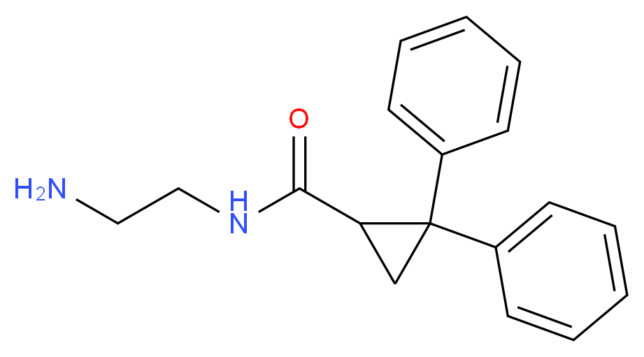 N-(2-Aminoethyl)-2,2-diphenylcyclopropanecarboxamide_Molecular_structure_CAS_109546-07-8)
