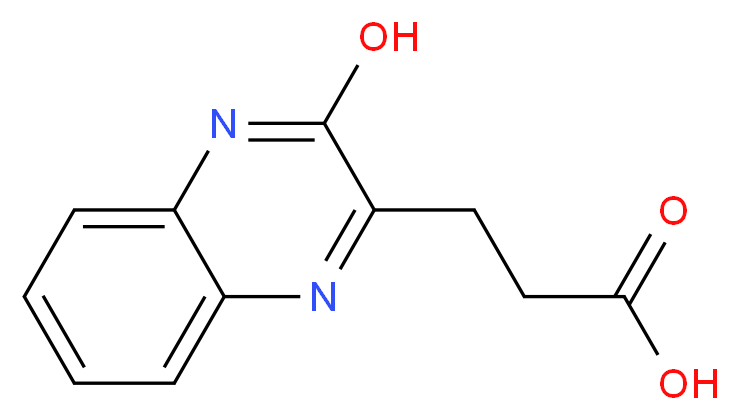 3-(3-hydroxyquinoxalin-2-yl)propanoic acid_Molecular_structure_CAS_7712-28-9)