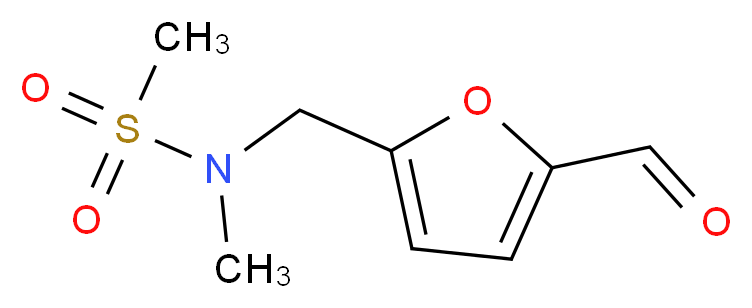 N-(5-Formyl-furan-2-ylmethyl)-N-methyl-methanesulfonamide_Molecular_structure_CAS_)
