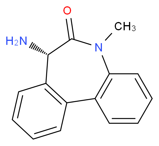 (7S)-7-Amino-5,7-dihydro-5-methyl-6H-dibenz[b,d]azepin-6-one_Molecular_structure_CAS_365242-16-6)