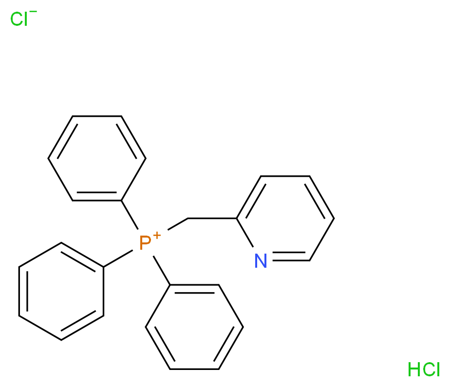 Triphenyl(2-pyridylmethyl)phosphonium chloride hydrochloride_Molecular_structure_CAS_99662-46-1)