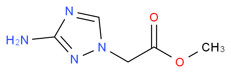 methyl (3-amino-1H-1,2,4-triazol-1-yl)acetate_Molecular_structure_CAS_)