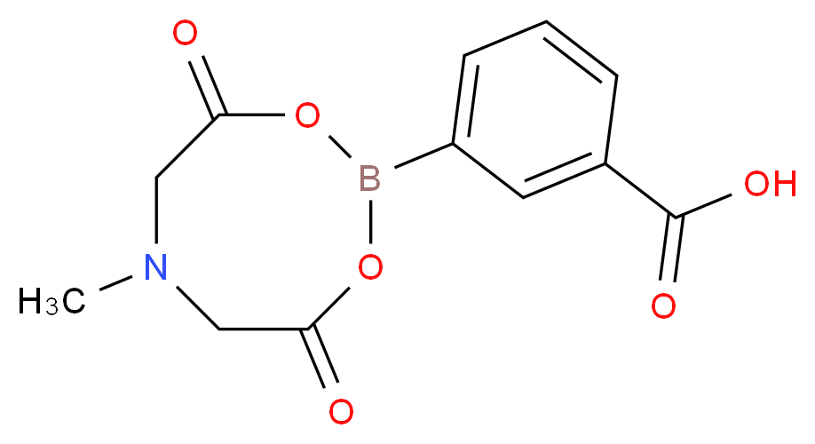 3-Carboxyphenylboronic acid MIDA ester_Molecular_structure_CAS_)