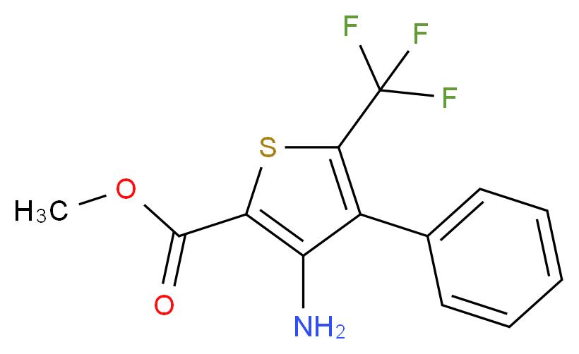 Methyl 3-amino-4-phenyl-5-(trifluoromethyl)thiophene-2-carboxylate 95+%_Molecular_structure_CAS_)