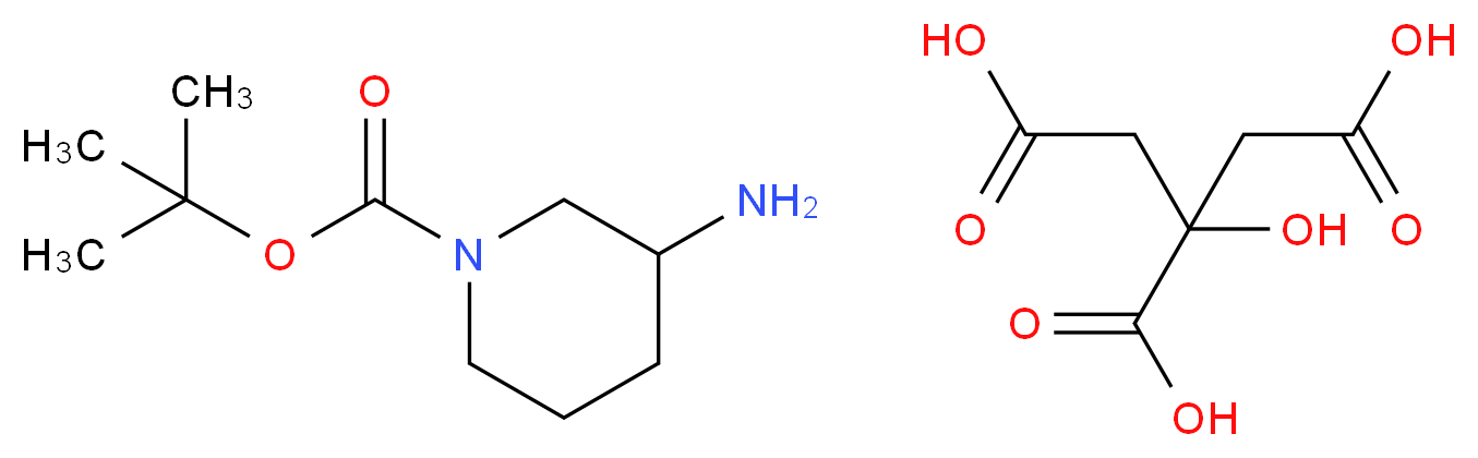 1-Boc-3-aminopiperidine citric acid_Molecular_structure_CAS_184637-48-7)