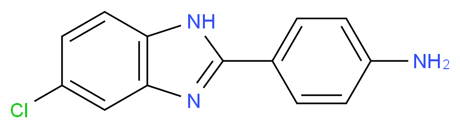 4-(5-Chloro-1H-benzoimidazol-2-yl)-phenylamine_Molecular_structure_CAS_39861-21-7)