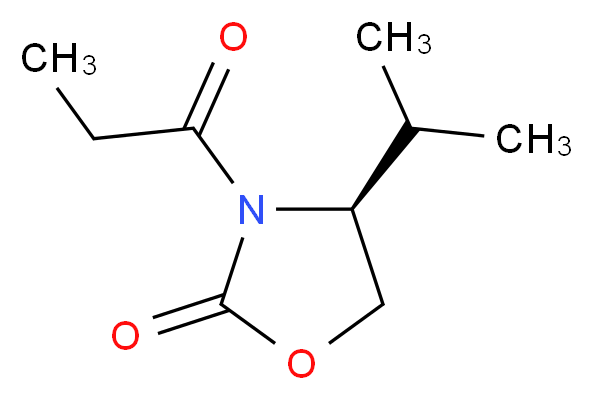 (R)-4-Isopropyl-3-propionyloxazolidin-2-one_Molecular_structure_CAS_)