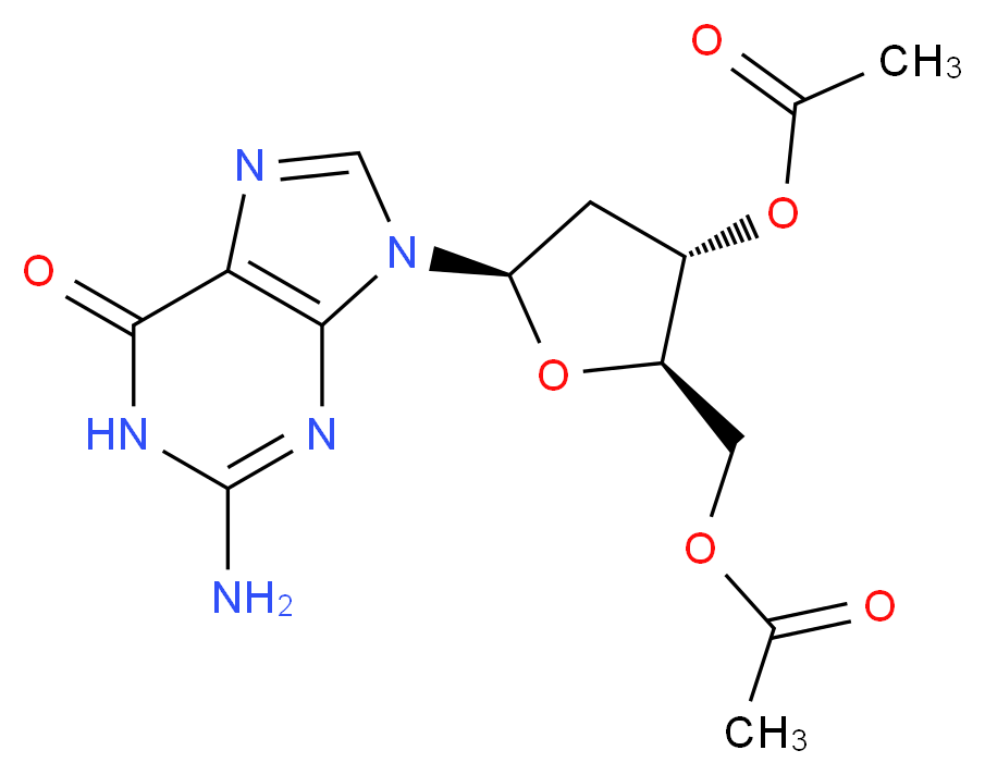 2'-Deoxy-3',5'-di-O-acetylguanosine_Molecular_structure_CAS_69992-10-5)