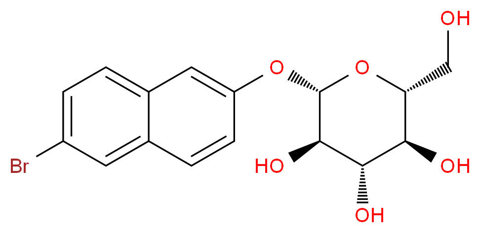 6-Bromo-2-naphthyl β-D-glucopyranoside_Molecular_structure_CAS_15548-61-5)
