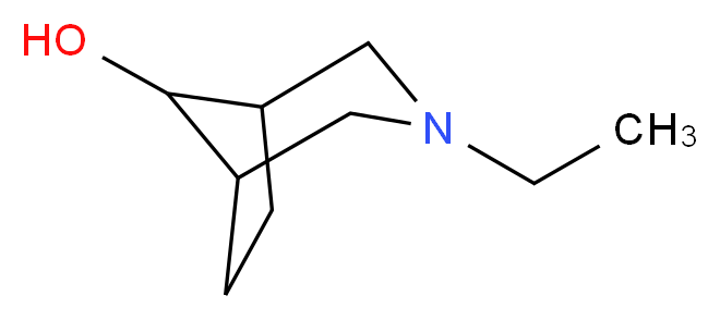 3-ethyl-3-azabicyclo[3.2.1]octan-8-ol_Molecular_structure_CAS_)