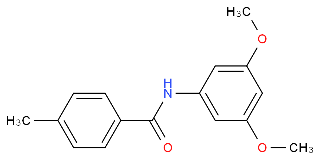 N-(3,5-Dimethoxyphenyl)-4-methylbenzamide_Molecular_structure_CAS_423732-02-9)