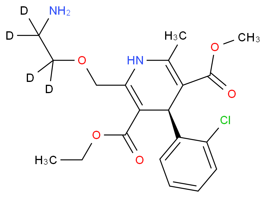 (R)-Amlodipine-d4_Molecular_structure_CAS_)