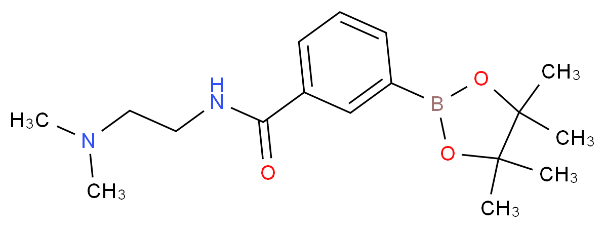 N-(2-DIMETHYLAMINOETHYL)-3-(4,4,5,5-TETRAMETHYL-1,3,2-DIOXABOROLAN-2-YL)BENZAMIDE_Molecular_structure_CAS_840521-76-8)