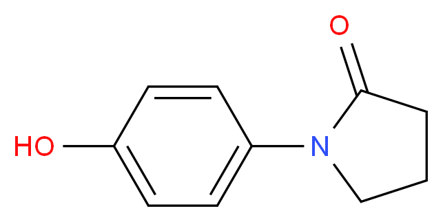 1-(4-hydroxyphenyl)-2-pyrrolidinone_Molecular_structure_CAS_7517-07-9)