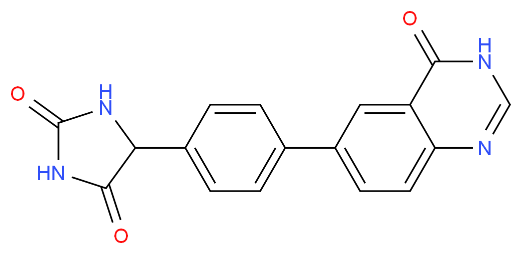 5-[4-(4-oxo-3,4-dihydroquinazolin-6-yl)phenyl]imidazolidine-2,4-dione_Molecular_structure_CAS_)