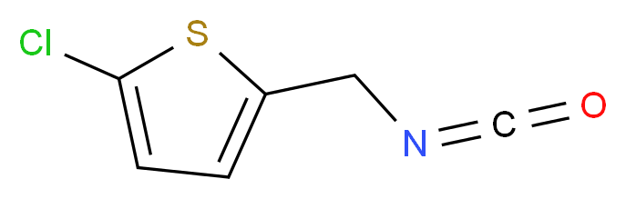 2-chloro-5-(isocyanatomethyl)thiophene_Molecular_structure_CAS_)