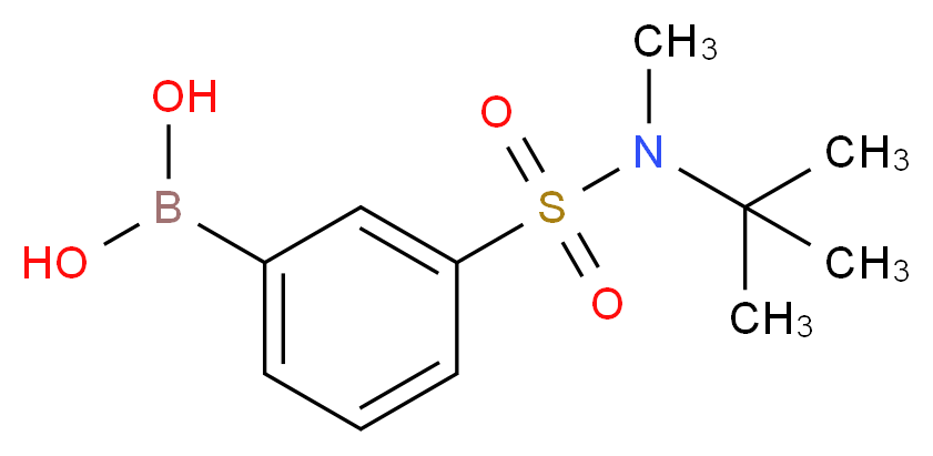 (3-(N-(tert-Butyl)-N-methylsulfamoyl)phenyl)boronic acid_Molecular_structure_CAS_1217501-22-8)