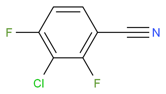 3-Chloro-2,4-difluorobenzonitrile_Molecular_structure_CAS_887267-38-1)