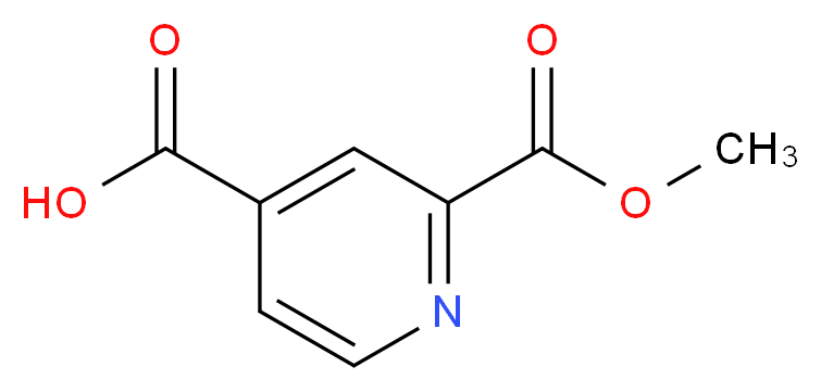 2-(methoxycarbonyl)pyridine-4-carboxylic acid_Molecular_structure_CAS_)