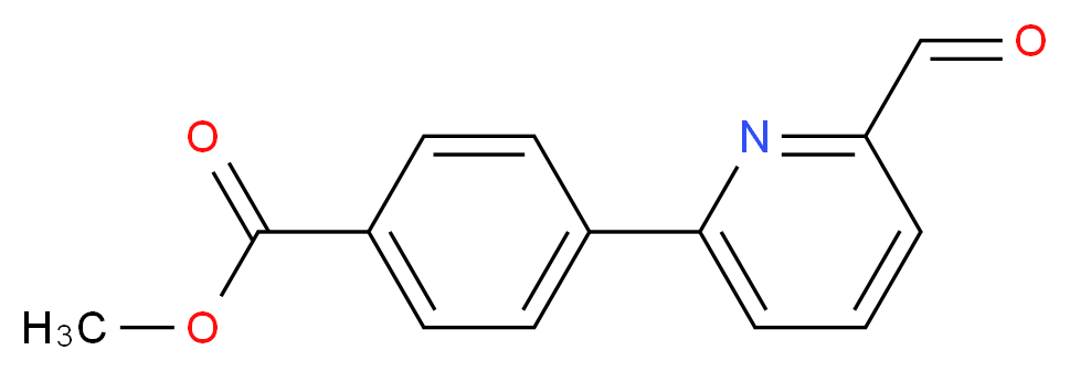 Methyl 4-(6-formylpyridin-2-yl)benzoate_Molecular_structure_CAS_834884-81-0)