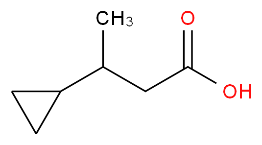 3-cyclopropylbutanoic acid_Molecular_structure_CAS_)