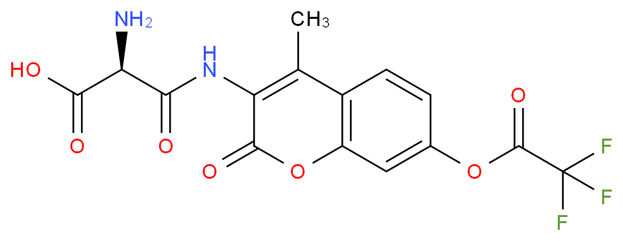 L-Alanine 7-amido-4-methylcoumarin trifluoroacetate_Molecular_structure_CAS_96594-10-4)