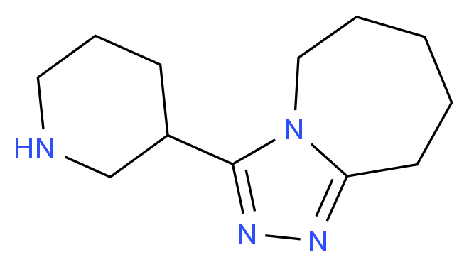 3-piperidin-3-yl-6,7,8,9-tetrahydro-5H-[1,2,4]triazolo[4,3-a]azepine_Molecular_structure_CAS_)