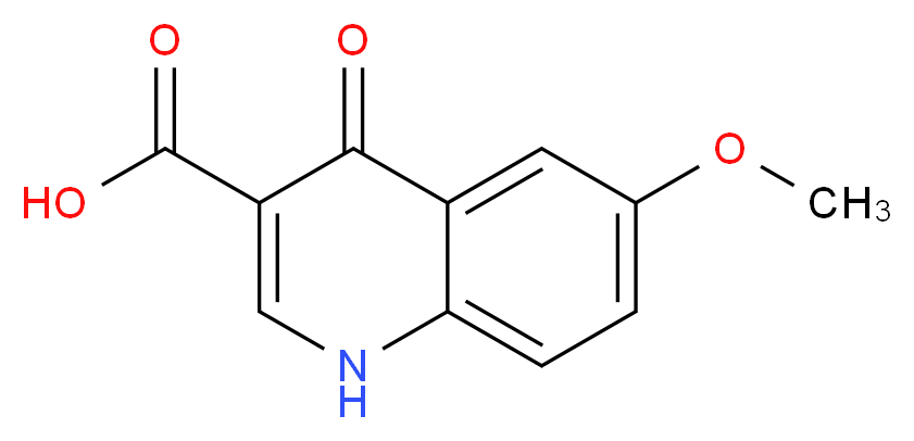 6-methoxy-4-oxo-1,4-dihydroquinoline-3-carboxylic acid_Molecular_structure_CAS_34785-07-4)