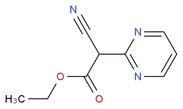 Ethyl 2-cyano-2-(pyrimidin-2-yl)acetate_Molecular_structure_CAS_65364-63-8)