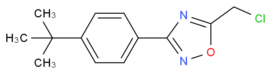3-[4-(tert-Butyl)phenyl]-5-(chloromethyl)-1,2,4-oxadiazole_Molecular_structure_CAS_175204-40-7)