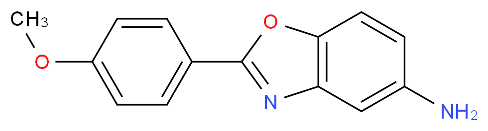 2-(4-methoxyphenyl)benzo[d]oxazol-5-amine_Molecular_structure_CAS_)